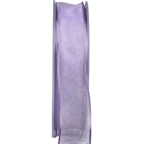 Artikel Chiffonbånd organzabånd organza lilla 25mm 20m