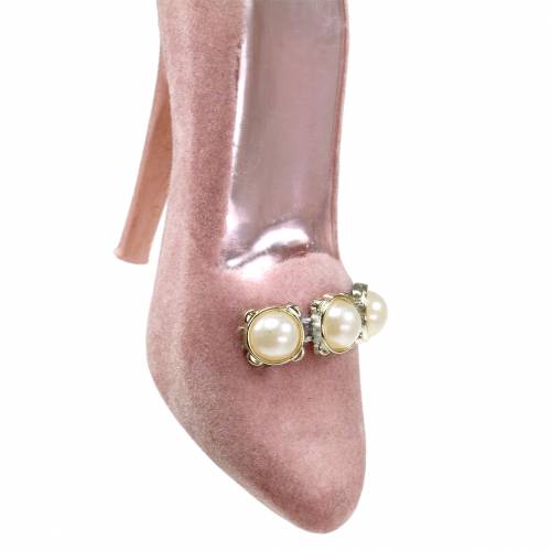Floristik24 Juletræsbøjle pumper gammel rose 11cm 2stk