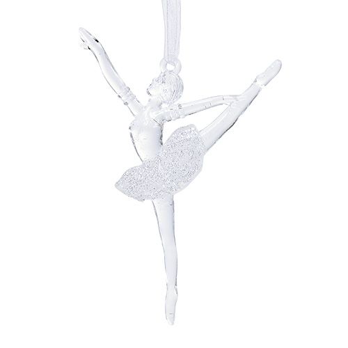 Floristik24 Juletrædekorationer Ballerina 10cm 12stk
