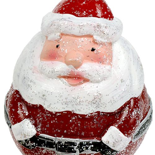 Artikel Juletræspynt Julemanden, snemand plast Ø8cm 2stk