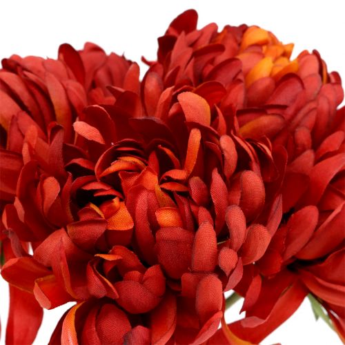 Artikel Krysantemum buket vermilion rød 28cm 6 stk