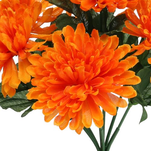 Artikel Chrysanthemum orange med 7 blomster