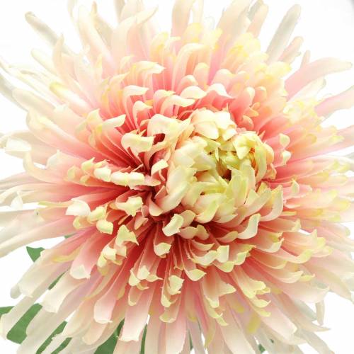 Artikel Chrysanthemum blomstergren lyserød kunstig 64 cm
