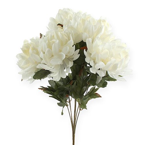 Floristik24 Chrysanthemum bush creme 47cm 2stk