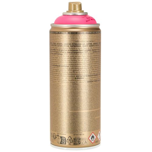 Artikel Farvespray Fluorescerende Pink Farvespray Montana Dåser 400ml