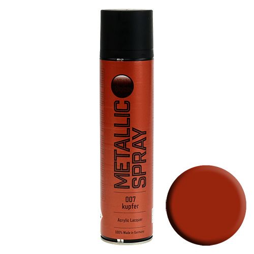 Farve spray metallisk blank kobber 400ml