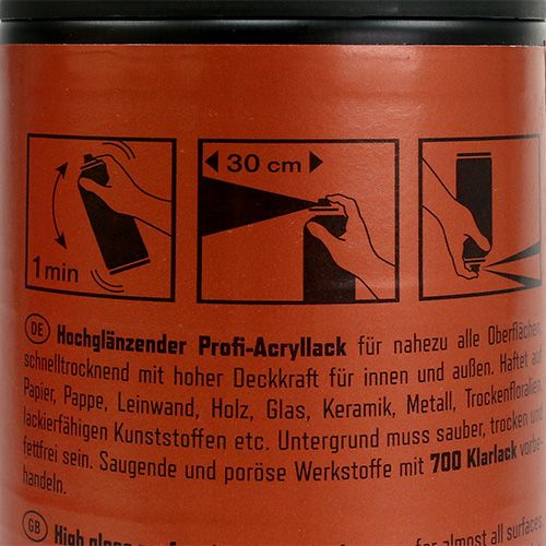 Floristik24 Farve spray metallisk blank kobber 400ml