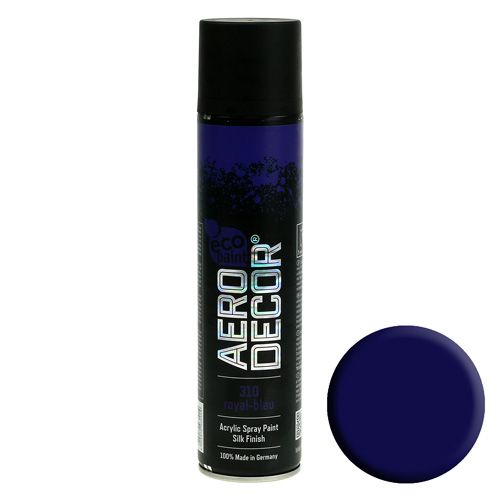 Floristik24 Farve Spray silke mat 400ml kongeblå