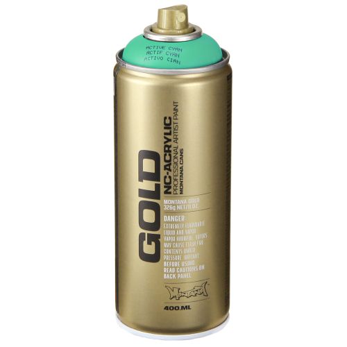 Farvespray Turkis Malerspray Fluo Neon Spray Cyan 400ml