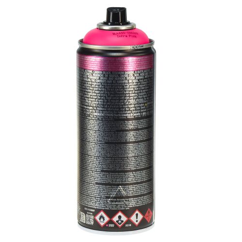 Artikel Farvespray Fluorescerende maling i pink neonfarvespray 400ml