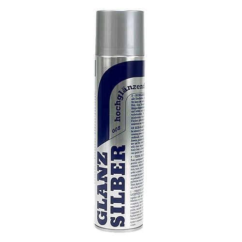 Floristik24 Farve Spray Metallic Blank Sølv 400ml