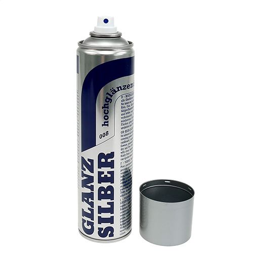 Floristik24 Farve Spray Metallic Blank Sølv 400ml