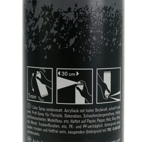 Farvespray akryl blågrå 400 ml | Floristik24.dk