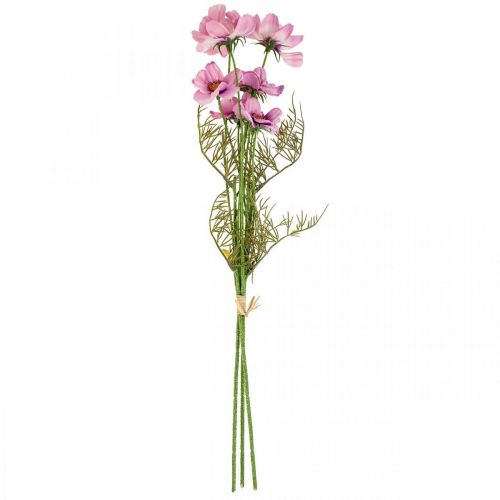 Floristik24 Cosmea smykkekurv lilla kunstige blomster sommer 51cm 3stk