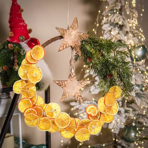 Floristik24 DIY kasse orange krans
