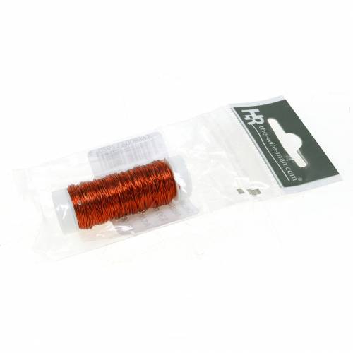 Artikel Deco Emaljeret Tråd Orange Ø0,30mm 30g/50m