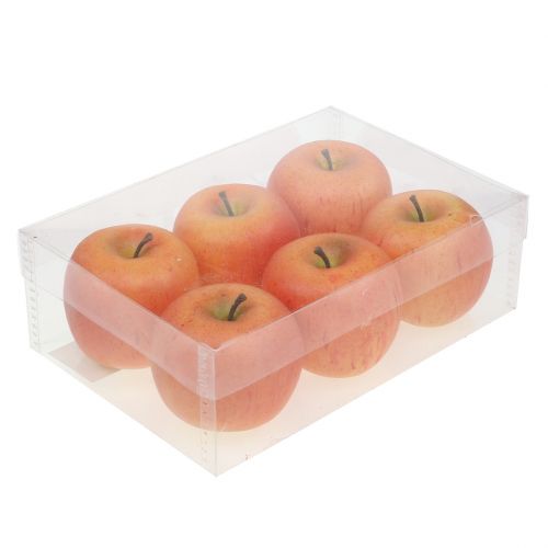 Floristik24 Dekorative æbler Cox orange 7cm 6 stk
