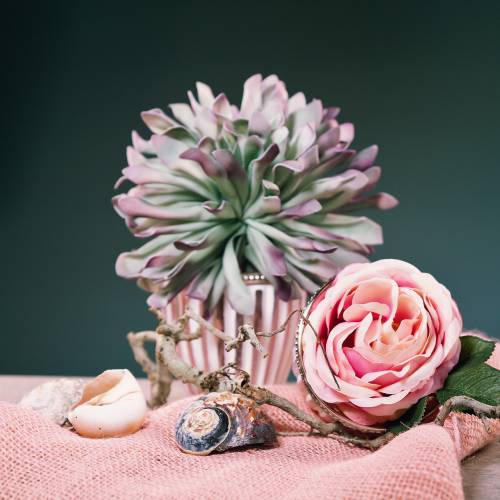 Floristik24 Dekorativ blomstergren skumgrøn 70 cm