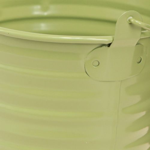 Floristik24 Dekorativ spand Metal Plantepottegreb 4 Farver Ø11cm 8 Stk