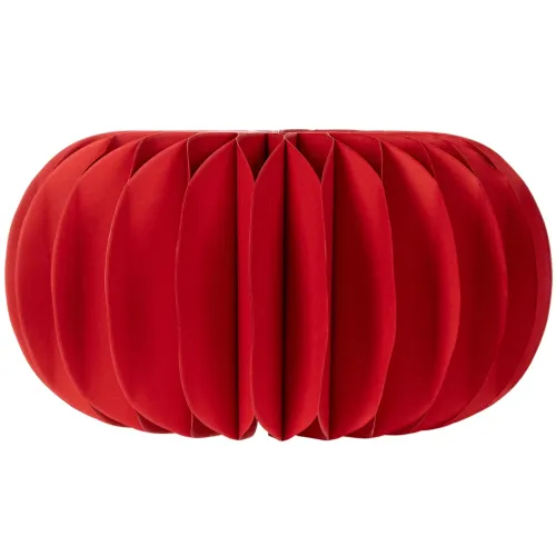 Papirdekoration honeycomb papir græskar rundt moderne borddekoration 24 cm 4 stk. | Floristik24.dk
