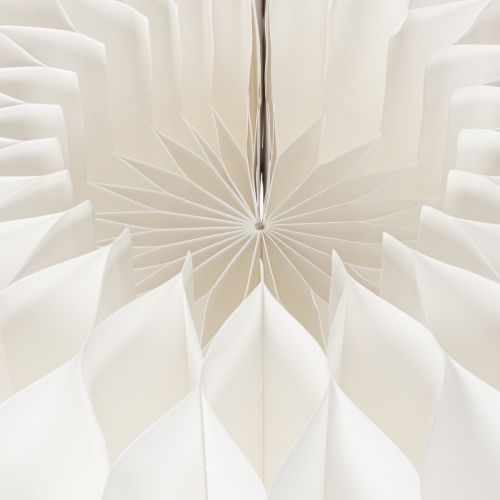 Papirdekorationskugle, moderne græskardekoration, honeycomb-papir, 34 cm, 2 stk. | Floristik24.dk