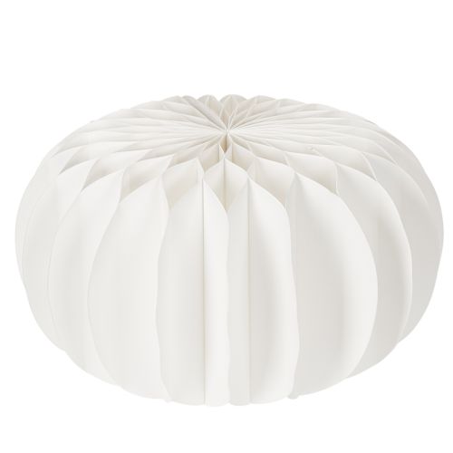 Papirdekorationskugle, moderne græskardekoration, honeycomb-papir, 34 cm, 2 stk. | Floristik24.dk