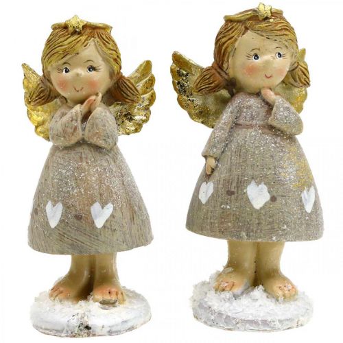 Floristik24 Deco engel juleengel engle figur engle par H10cm 2stk