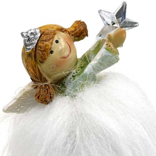 Floristik24 Deco engel juleengel engle figur med stjerne H12cm 2stk