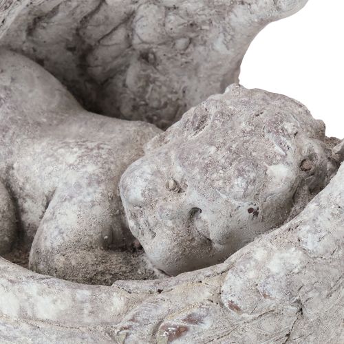 Artikel Dekorativ engel sovende med vinger englefigur grav 22,5 cm