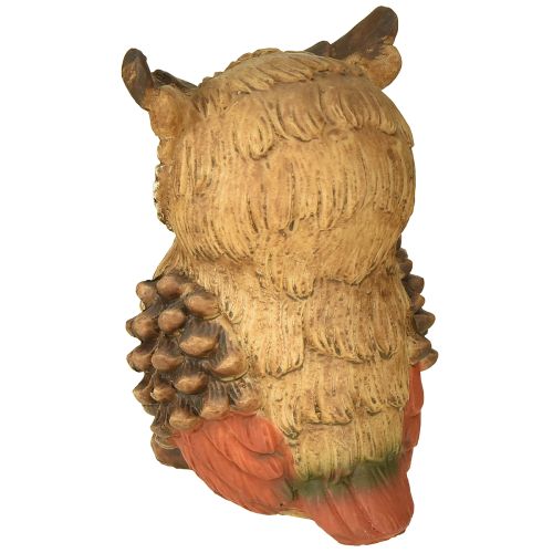 Artikel Dekorativ ugle dekorativ figur håndmalet efterårsdekoration polyresin H14cm