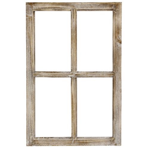 Floristik24 Dekorativ vinduesramme træ dekoration rustik brun 40×60cm