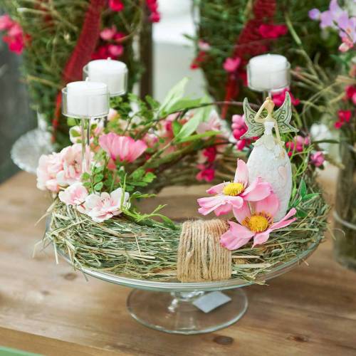 Floristik24 Deco figur alf hvid 12cm 2stk