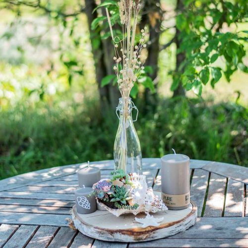 Artikel Dekorativ flaske flaske vase glas lysestage H27cm 2stk