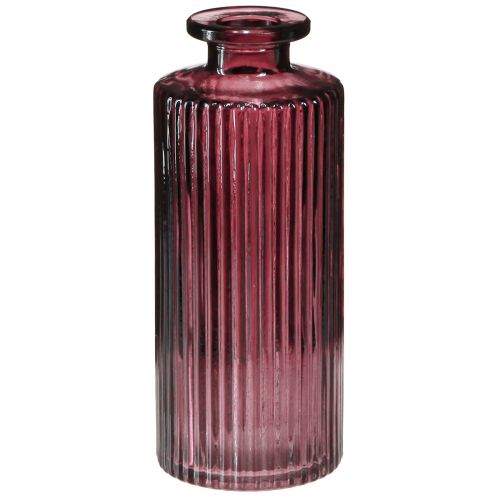 Floristik24 Dekorative flasker glas retro mini vaser Berry H13cm 6 stk