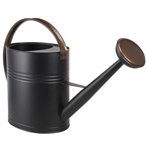 Dekorativ vandkande metal sort olivengrøn dyse 60x19x38cm