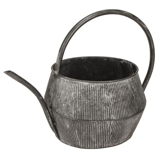 Floristik24 Dekorativ vandkande metal tekande sort 39×25×30,5cm
