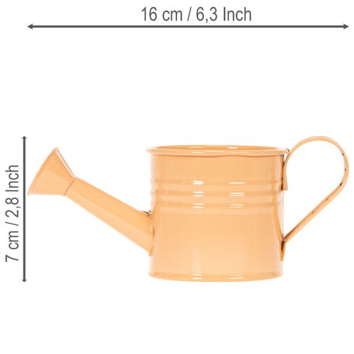 Dekorativt vandkandesæt, metal, 8 dele, flerfarvet, 16,5x7 cm - ideelle plantebeholdere til altan og køkken | Floristik24.dk