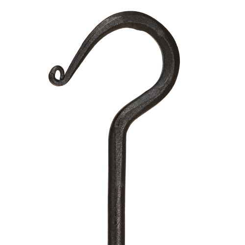 Artikel Dekorativ knage af metal i sort metalkrog L40cm 2stk