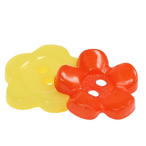 Artikel Dekorative knapper Ø1,5cm farverige 200 stk
