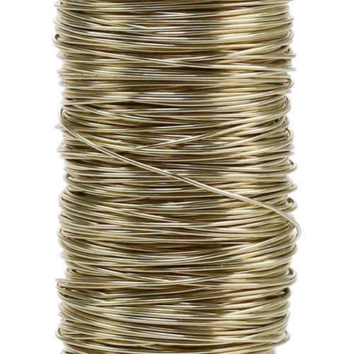 Floristik24 Deco Emaljeret Tråd Guld Ø0,50mm 50m 100g