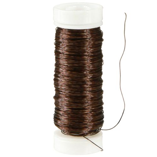 Artikel Deco emaljeret tråd Ø0,30mm 30g/50m brun