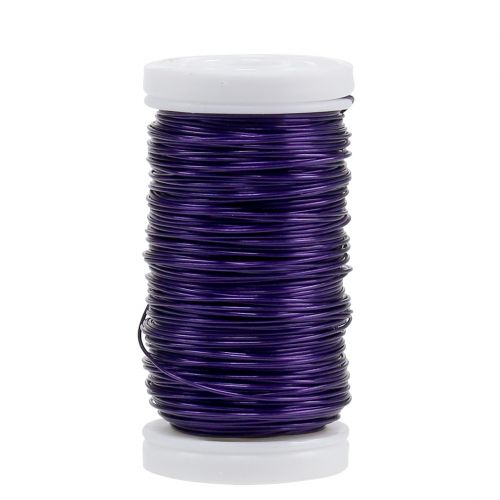 Artikel Deco Emaljeret Tråd Violet Ø0,50mm 50m 100g