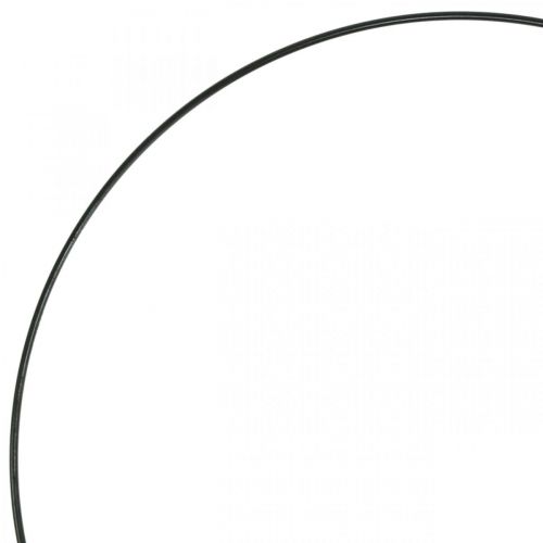 Artikel Deco metal ring dekorering Scandi ring sort Ø20,5cm 6stk