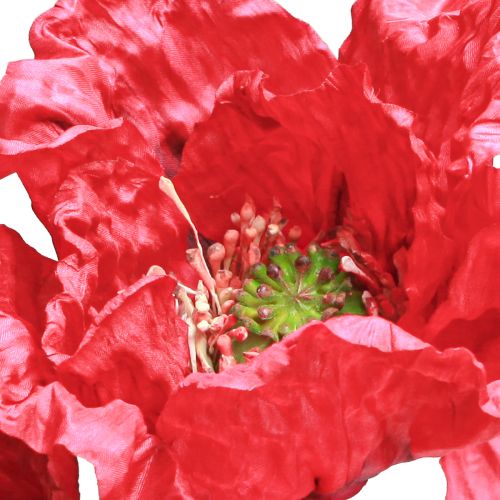 Artikel Deco Valmue Store Kunstige Blomster Røde Valmuer 88cm 3 Stk