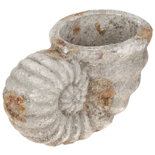 Artikel Dekorativ urtepotte med skalstenslook 22,5x13,5x13,5cm