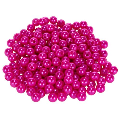 Dekorative lyserøde perler, Ø8 mm, 250 stk. købe | Floristik24.dk