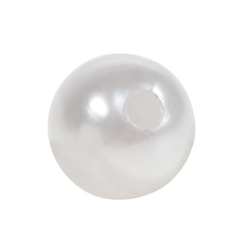 Artikel Deco perler hvid Ø10mm 115p