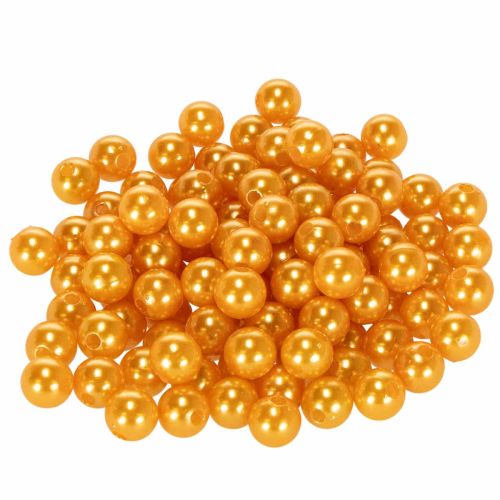 Pynteperler Ø10mm orange 115 stk købe | Floristik24.dk