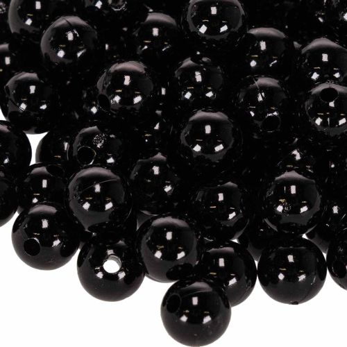 Pynteperler Ø10mm sorte 115 stk | Floristik24.dk