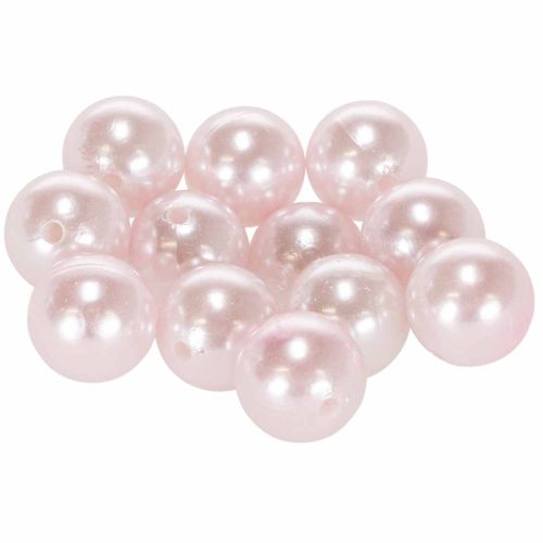 Pynteperler Ø2cm pink 12 stk købe | Floristik24.dk